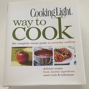 Cooking Light Way to Cook Cookbook - White & Green Cover